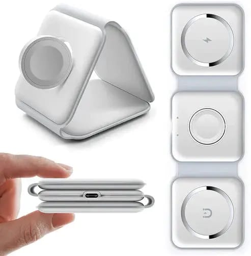 3-in-1 Foldable Fast Wireless Charging